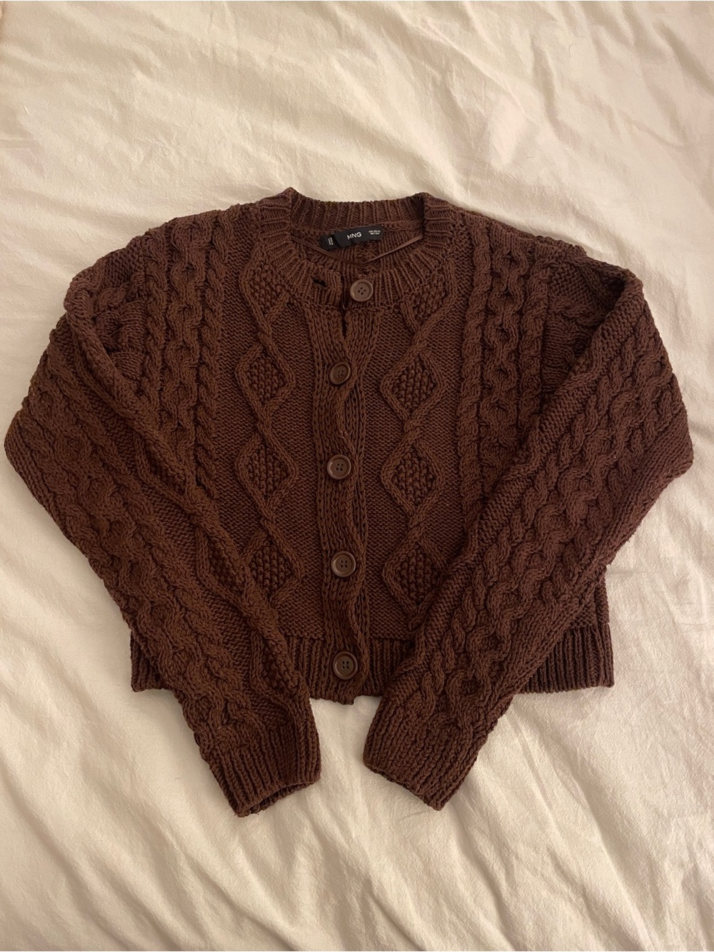 Mango Cable knit Cardigan